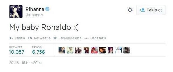 Ronaldonun üzüntüsü twitterı salladı