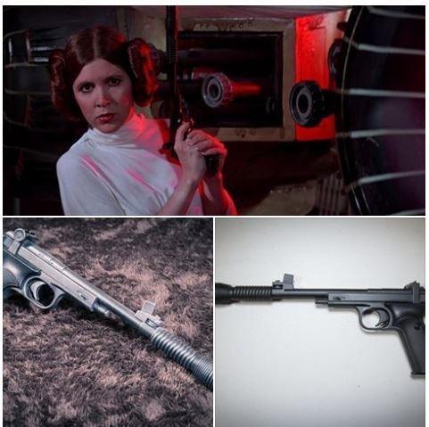 Star Wars’un Prenses Leia’sı Sovyet silahı kullanmış