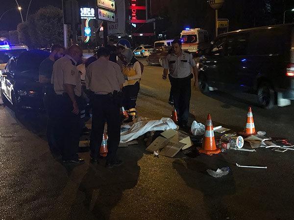 Ankarada kaza: 1 ölü, 4 yaralı