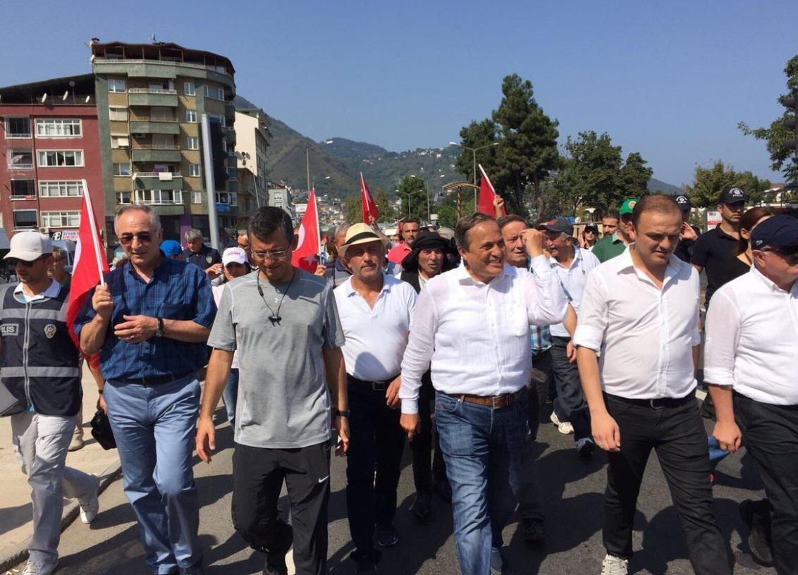 CHP Fındık için Adalet yürüyüşüne başladı
