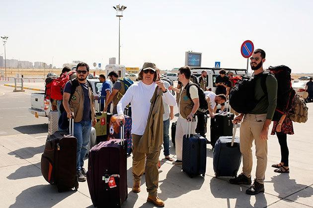 Erbil Uluslararası Havalimanı’ndan son uçuşlar yapıldı