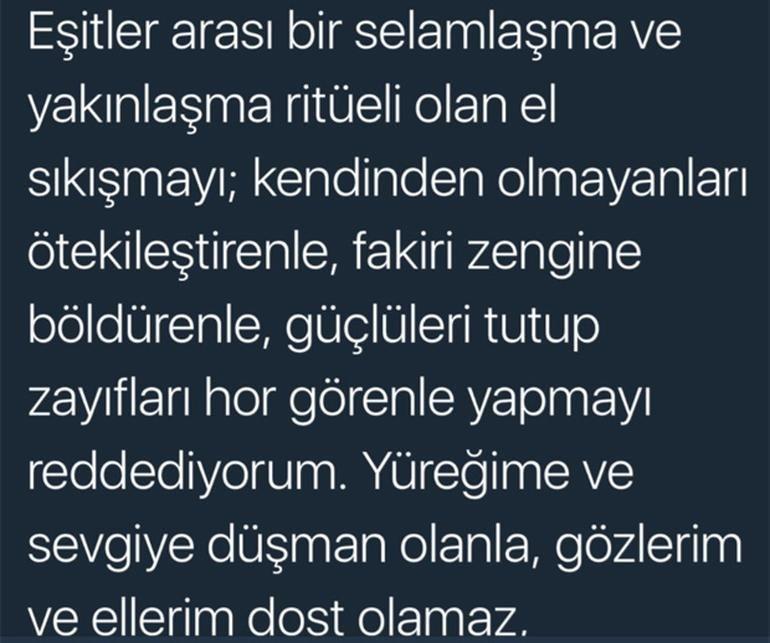 Flaş Meltem Cumbul, Semih Kaplanoğlunun elini neden sıkmadığını açıkladı