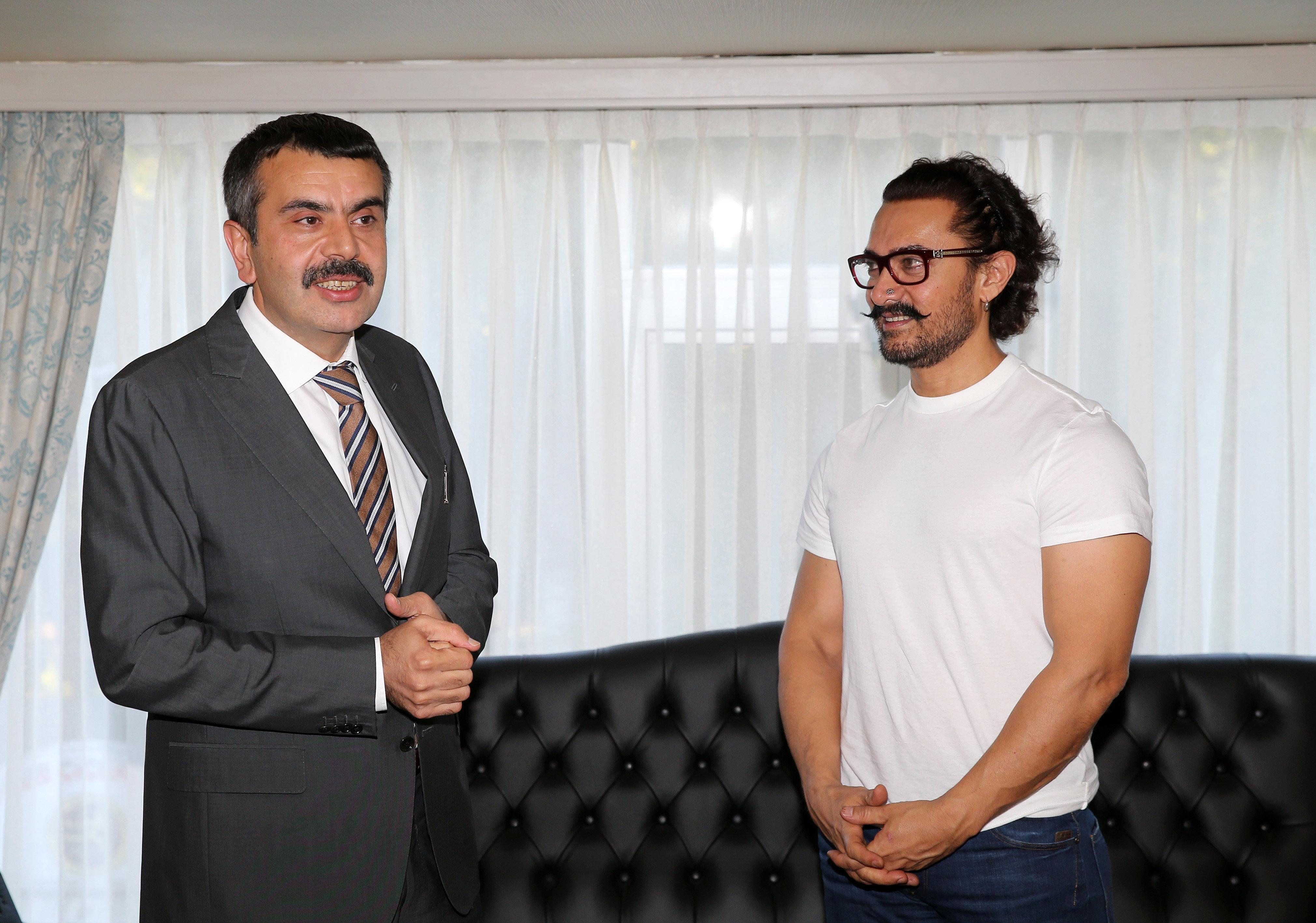 Cumhurbaşkanı Erdoğan, Aamir Khanı kabul etti