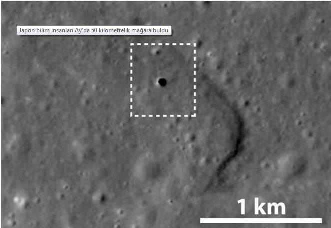 Japon bilim insanları Ay’da 50 kilometrelik mağara buldu