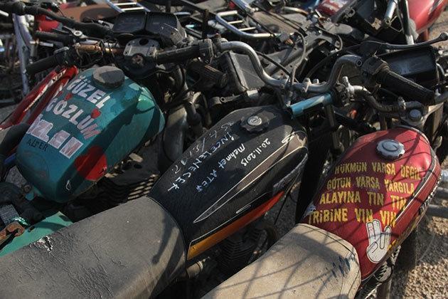 Adana’da bombalı motosiklet alarmı 1 haftada 500 motosiklet toplandı