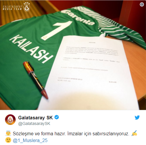 Galatasaraydan Musleraya jest