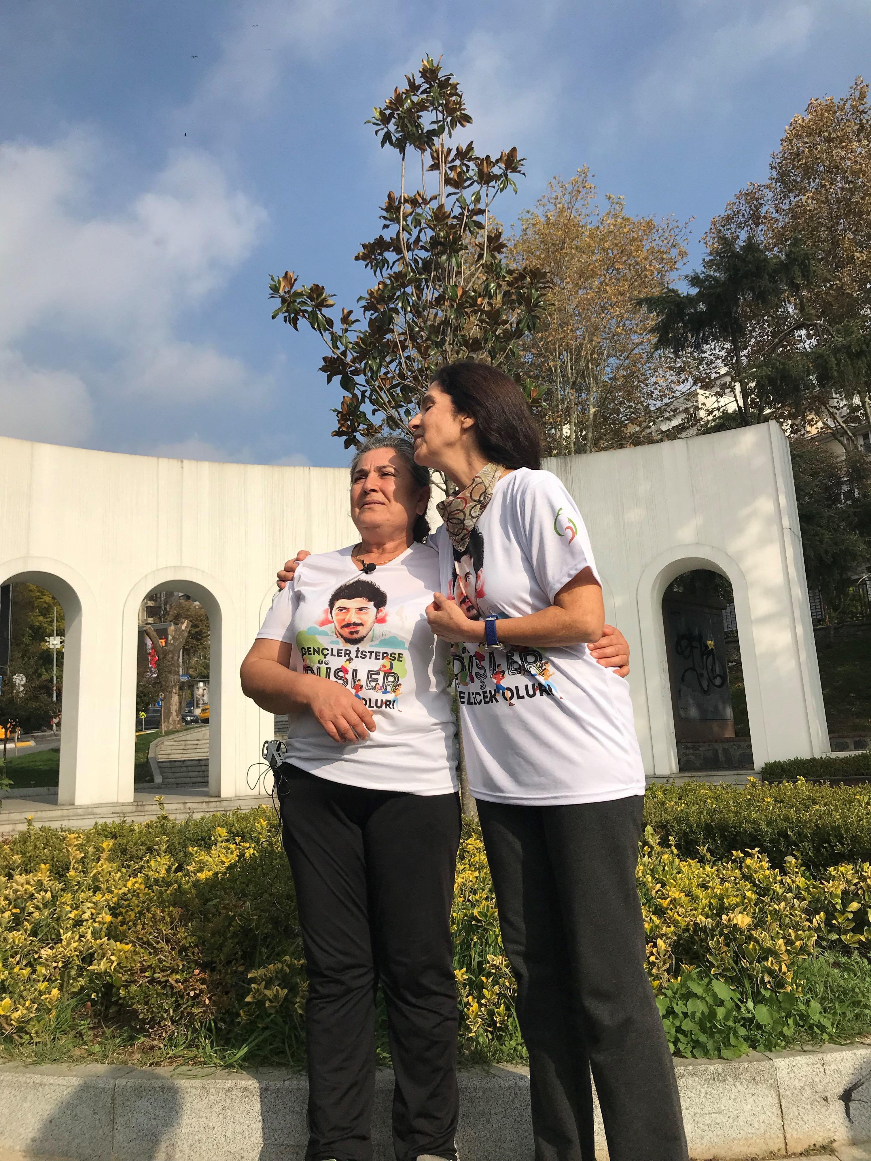 Ali İsmail Korkmazın annesi maraton öncesi son antrenmanını yaptı