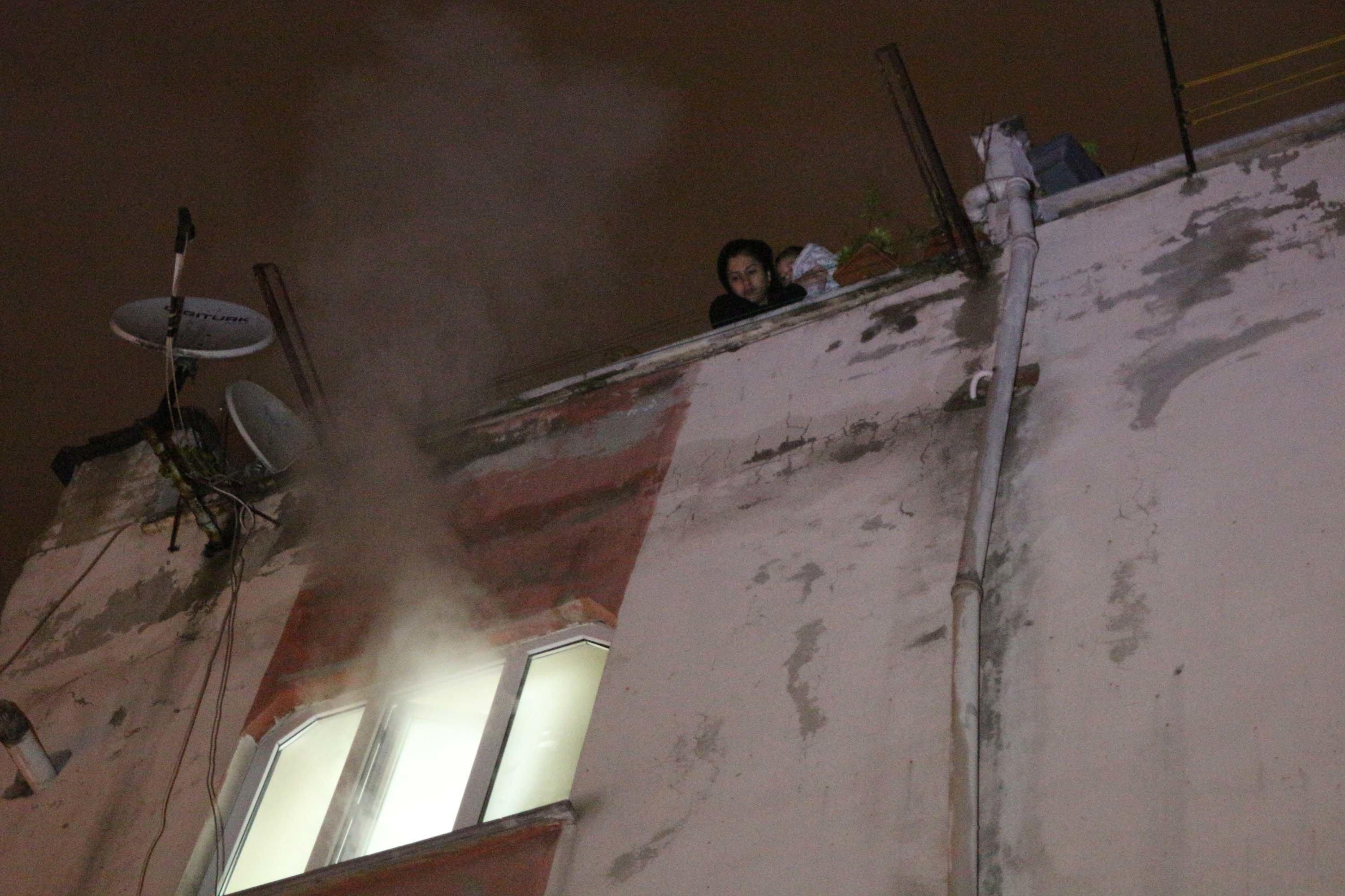 İstanbul Şişlide yangın paniği