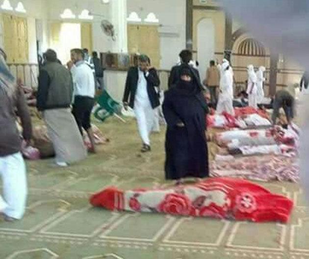 Mısırda camiye bombalı saldırı