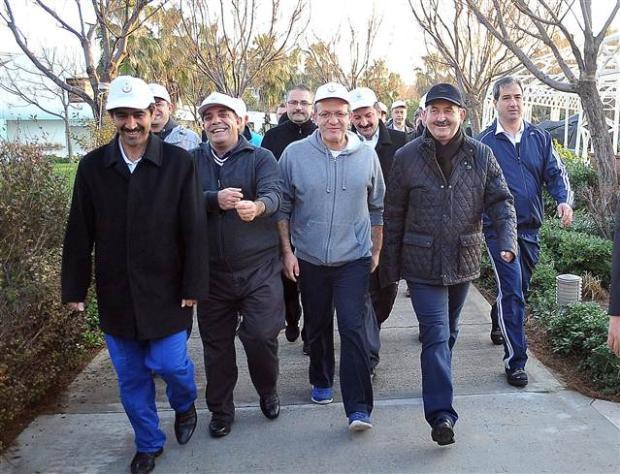 Sağlık Bakanı Mehmet Müezzinoğlu sabah yürüyüşünde