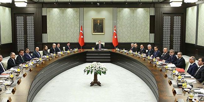 Erdoğanlı Bakanlar Kurulu sona erdi