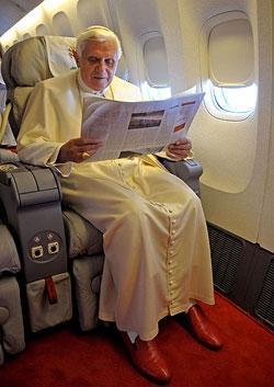Papanın özel uçağı yokmuş
