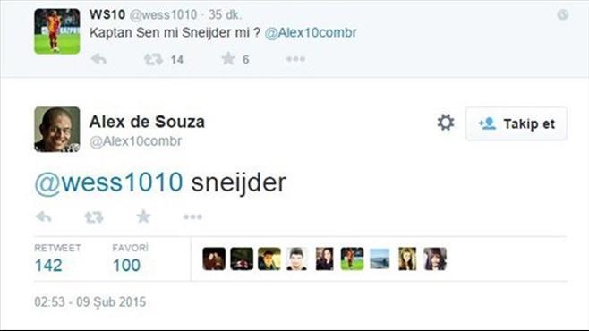 Alexden mesaj: Sabri, Maldonado, Sosa, Sneijder...