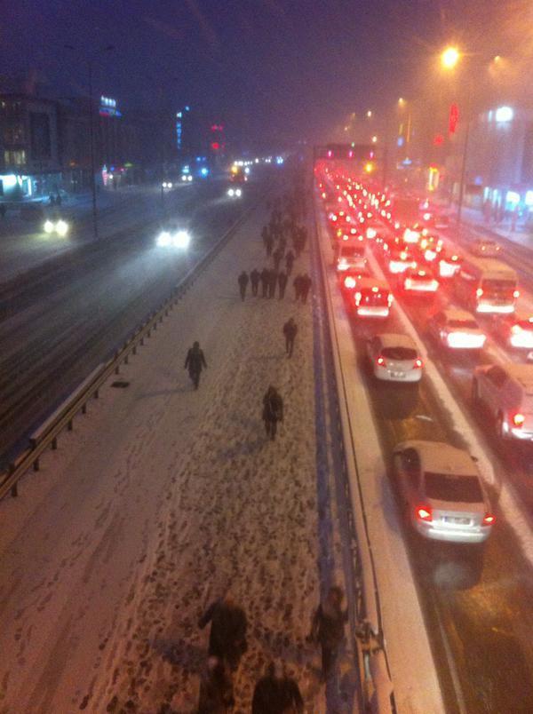 İstanbulda kar esareti