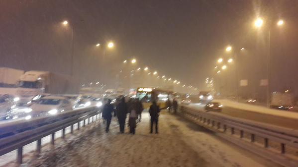 İstanbulda kar esareti
