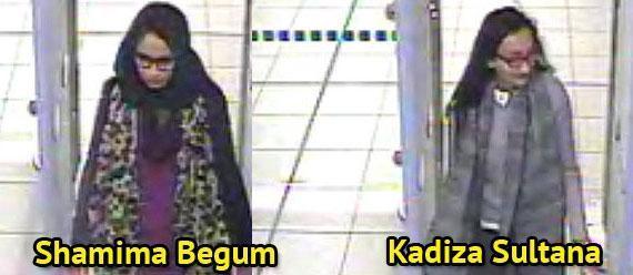 IŞİDci 3 İngiliz kız İstanbula gelmiş