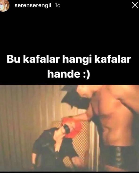 Hande Yener ve Seren Serengil birbirine girdi: Hande, Serenin üstsüz fotoğrafını paylaştı