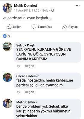 AK Partili Melih Demirci’nin 17 Aralık paylaşımı ortaya çıktı