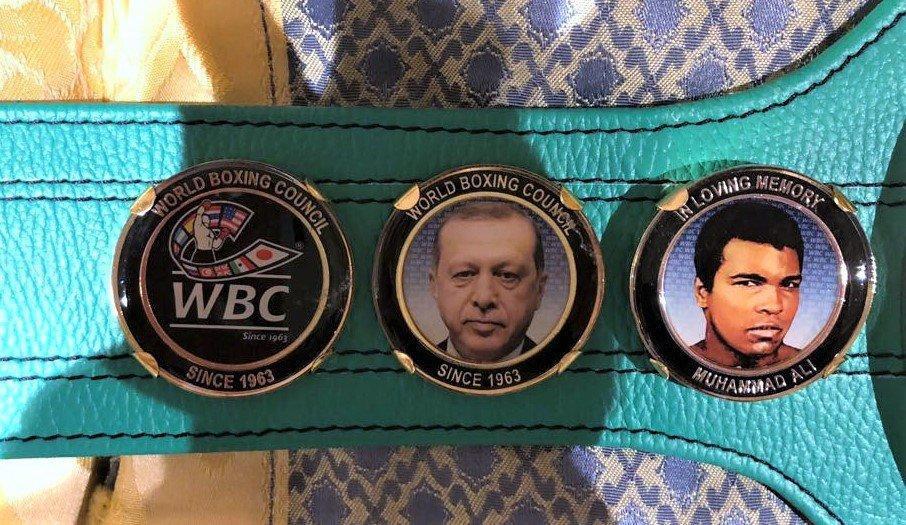 Dünya Boks Konseyi’nden Tayyip Erdoğan’a barış ödülü