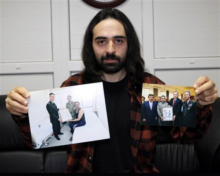 Erdoğanın odasında dikkat çeken resmin çizeri konuştu