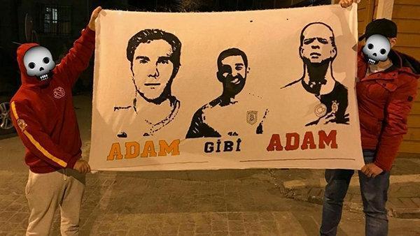 Galatasaray taraftarından Arda Turan’a yeni pankart