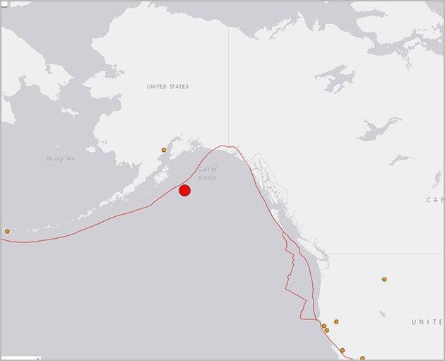 Son dakika Alaskada 7.9 büyüklüğünde deprem