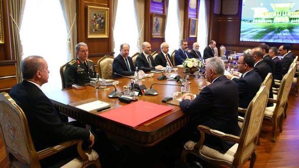 Cumhurbaşkanlığı Külliyesinde Güvenlik Değerlendirme Toplantısı yapıldı
