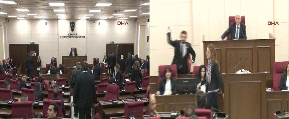 KKTC Meclisinde Zeytin Dalı operasyonu gerginliği