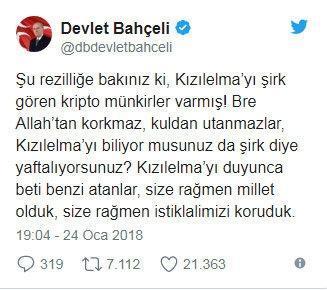MHP Genel Başkanı Bahçeliden yazar İhsan Eliaçıka Kızılelma eleştirisi