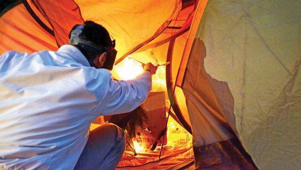 Gezi Parkındaki çadırlar kendiliğinden yanmış