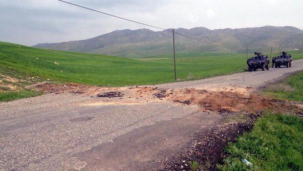 PKK, Silvan Barajı yolunda bomba patlattı