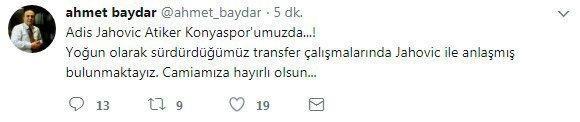 Adis Jahovic Atiker Konyasporda