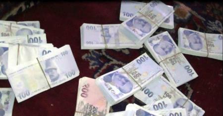 Zuladan 262 bin lira sahte para çıktı