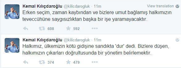 Kılıçdaroğlundan flaş erken seçim açıklaması