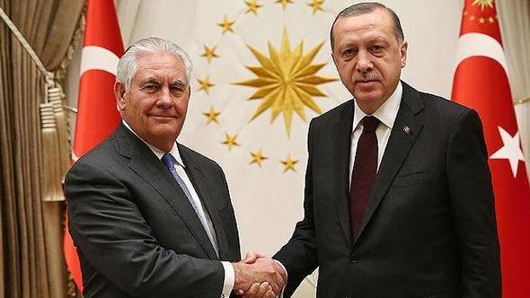 Erdoğan - Tillerson görüşmesi sona erdi