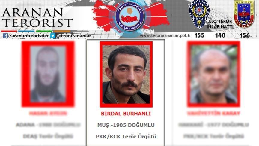Kırmızı listede aranan PKKlı terörist etkisiz hale getirildi
