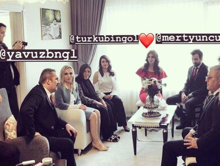 Yavuz Bingölün kızı Türkü Sinem Bingöl nişanlandı