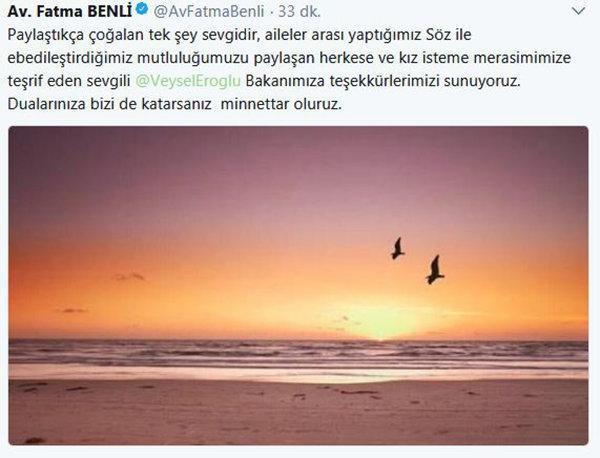 AK Parti İstanbul Milletvekili Fatma Benli ile bürokrat Uğur Yalçın evleniyor