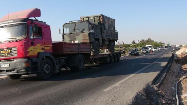 Ankaradan Suriye sınırına top ve füze bataryaları sevk edildi