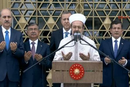 Cumhurbaşkanı Erdoğan Beştepe Millet Camisini açtı
