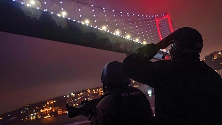 ABD Donanmasından İstanbul Boğazı paylaşımı