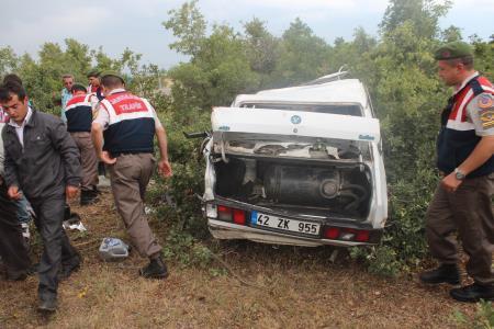 Konyada trafik kazası: 1 ölü, 6 yaralı