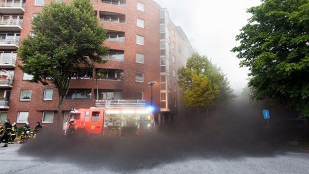Hamburgda yangın ve patlama: 21 yaralı