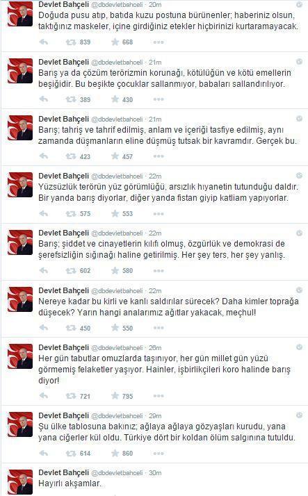 Bahçeliden Erdoğan ve Davutoğluna jet cevap