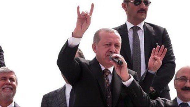 Erdoğanın bozkurt işaretine AK Partiden açıklama