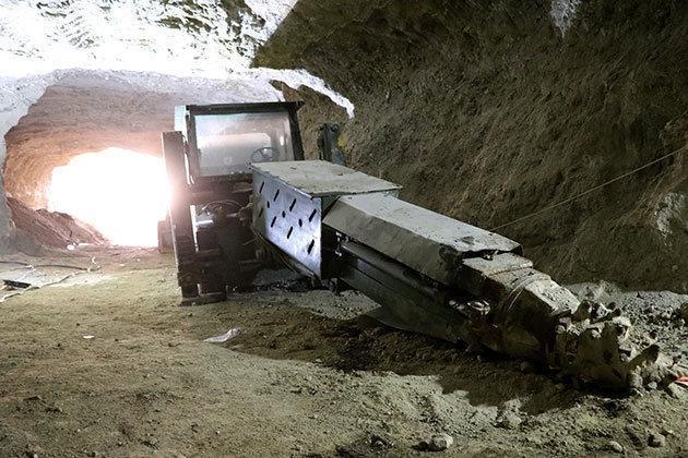 Teröristlerin Afrin merkezdeki tünelleri böyle görüntülendi