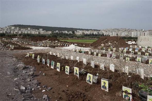 Afrinde bulundu PKK yüzlerce teröristi buraya gömmüş...