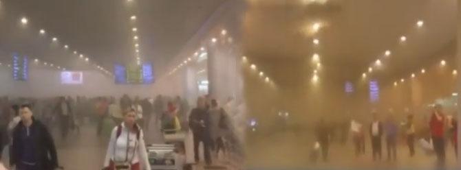 Moskova Domodedovo Havalimanında yangın