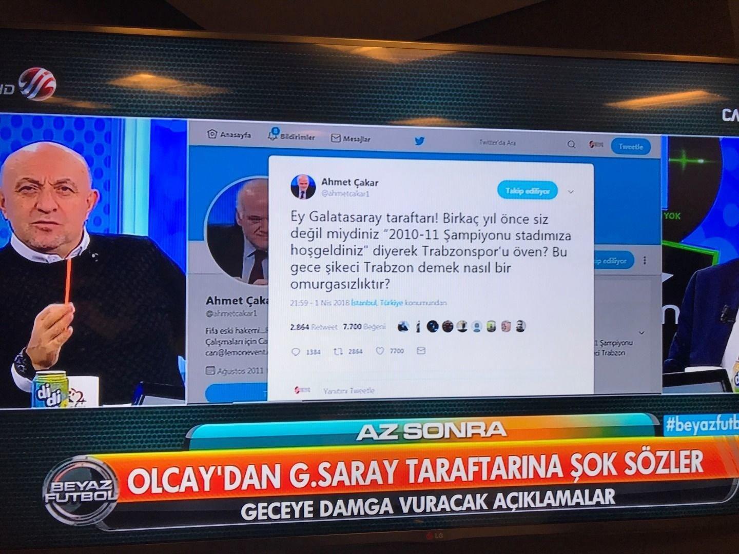 Ahmet Çakar: Galatasaray taraftarı... Siz omurgasızsınız