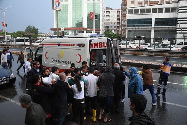 Diyarbakırda aşırı yağışlardan dolayı hastaneyi su bastı